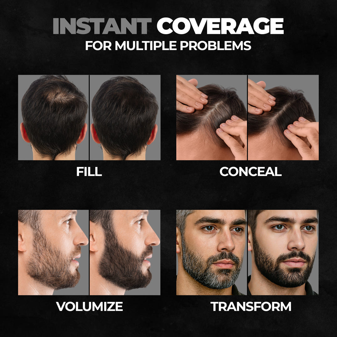 Beardo Blackout Powder (4g) – formula and texture close-up