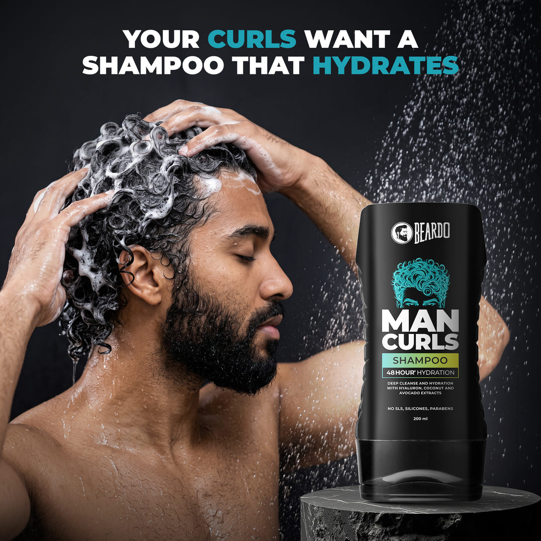Man Curls Shampoo
