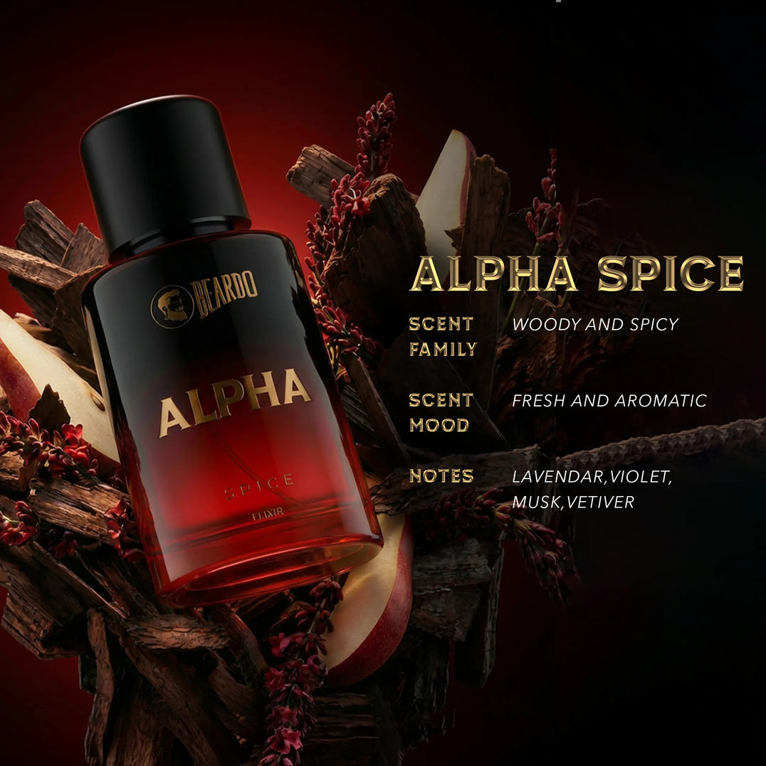 Beardo Alpha Spice Elixir (30ml) – key ingredients and benefits