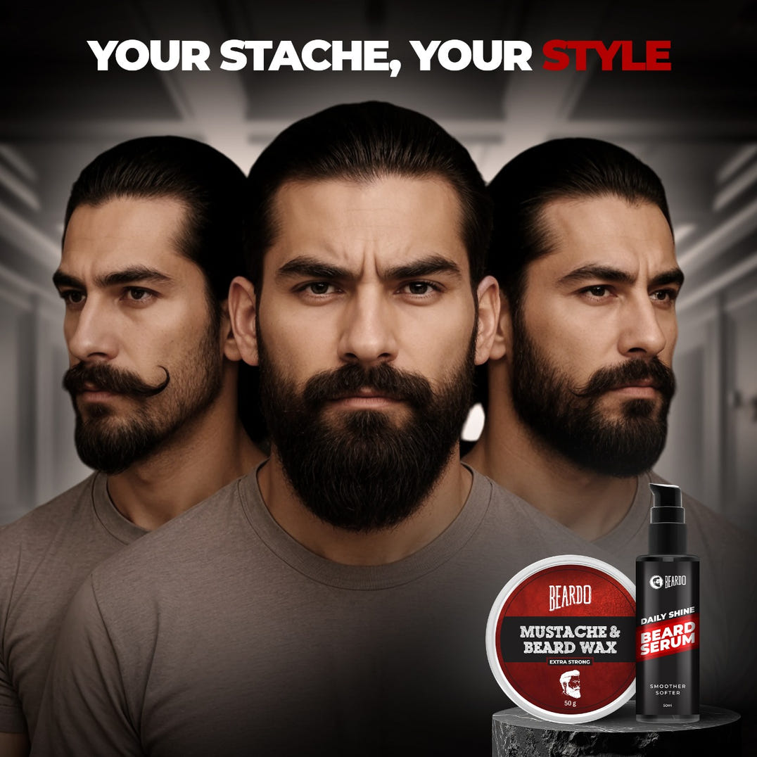 Beardo Beard Style Max Combo – formula and texture close-up