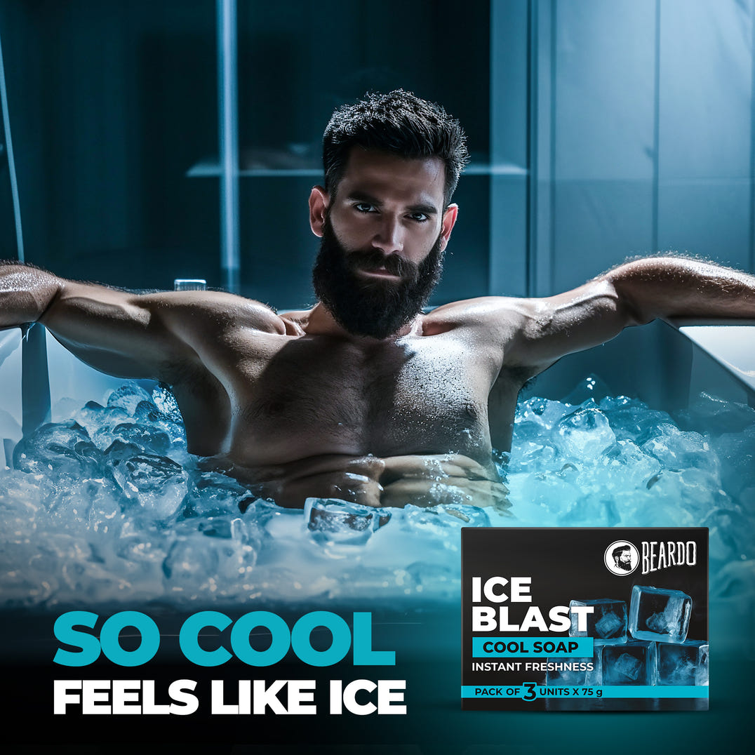 Beardo Ice Blast Soap (Pack of 3) – key ingredients and benefits