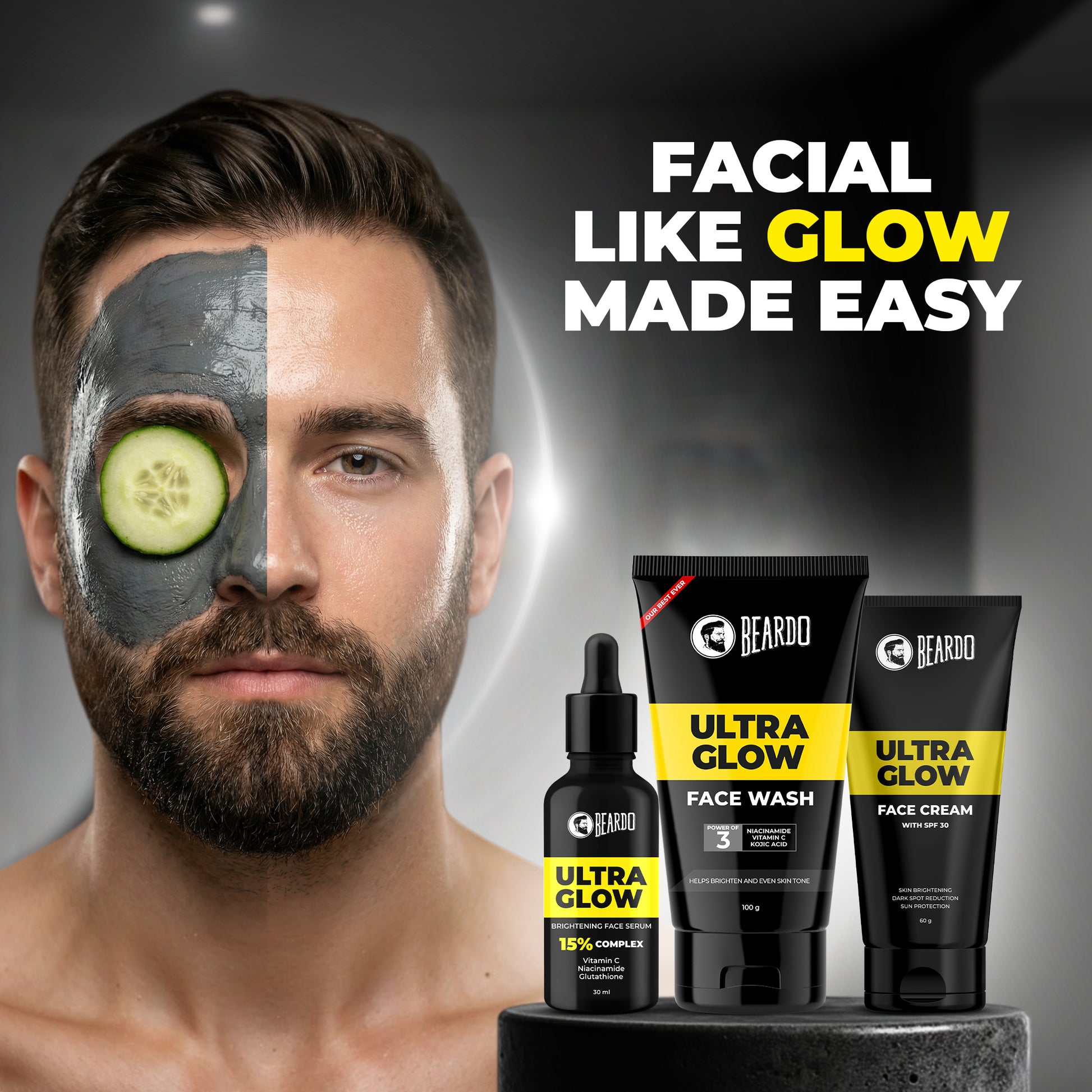 Beardo Ultra Glow Kit