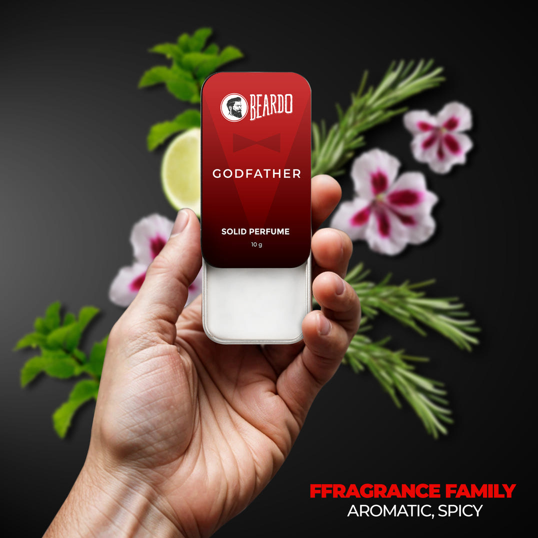 Beardo Godfather Solid Perfume (10g) – key ingredients and benefits
