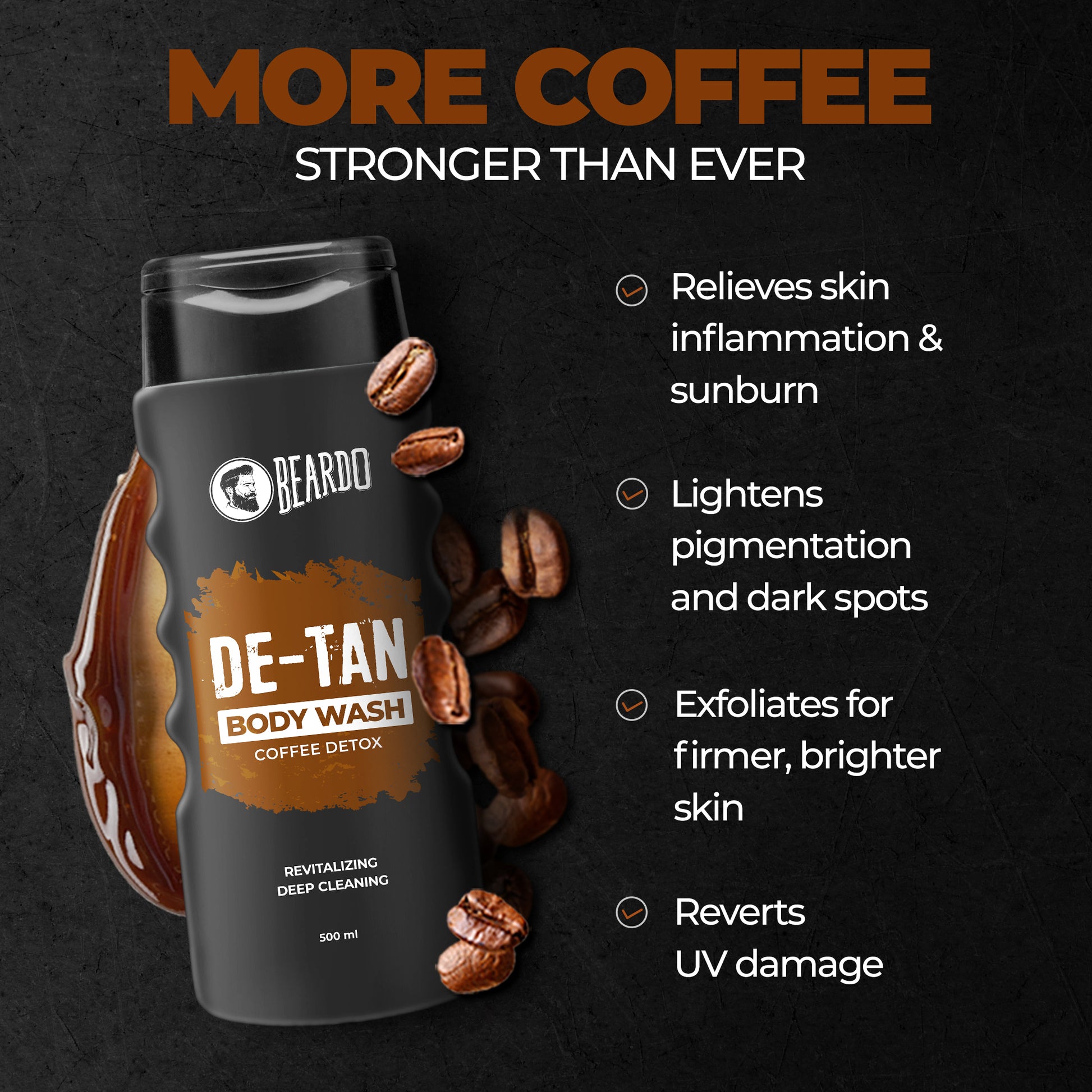 Beardo De-Tan Bodywash for Men (500ml)