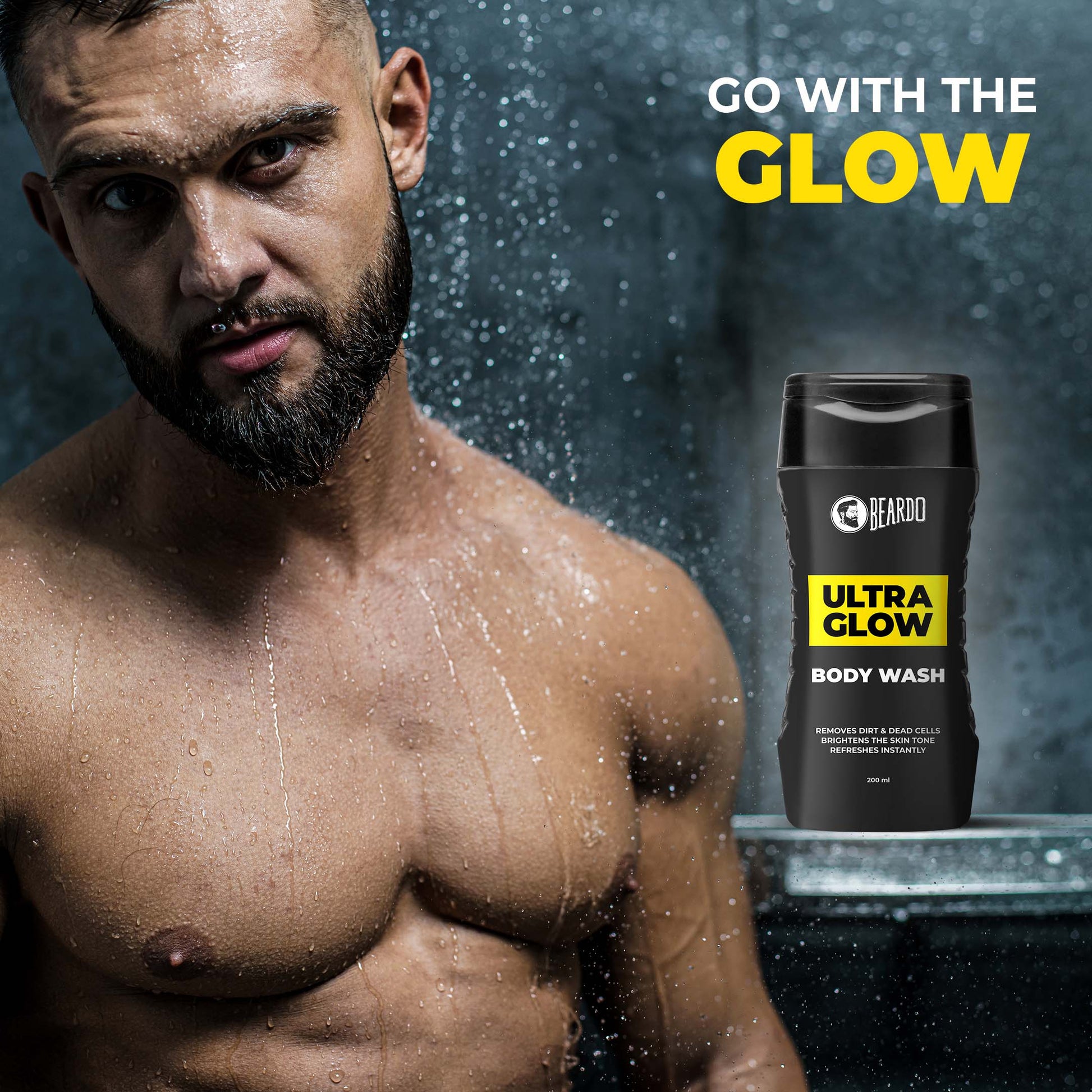 go with the glow, ultra glow body wash