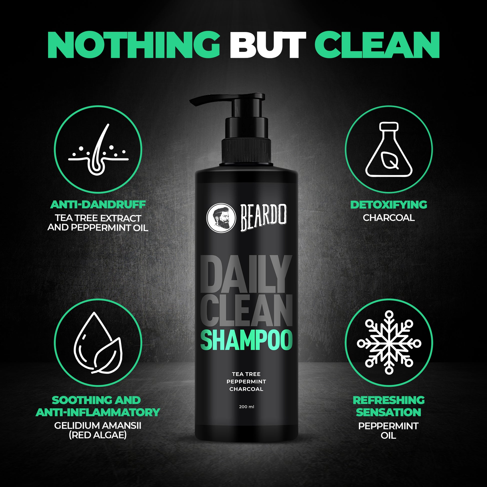 Beardo Daily Clean Shampoo (200ml)