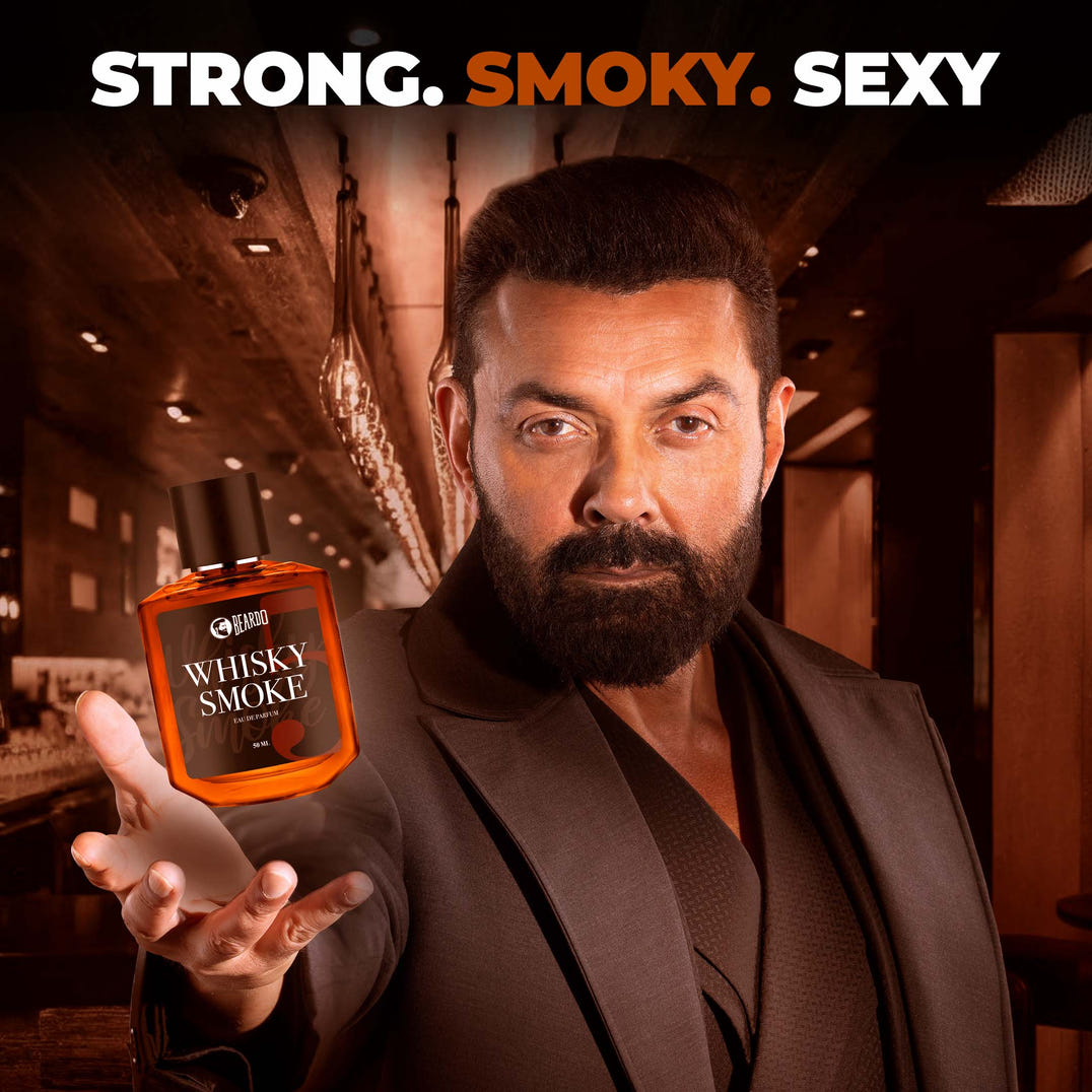 Beardo Whisky Smoke Perfume EDP (50ml) – long-lasting perfume EDP for men