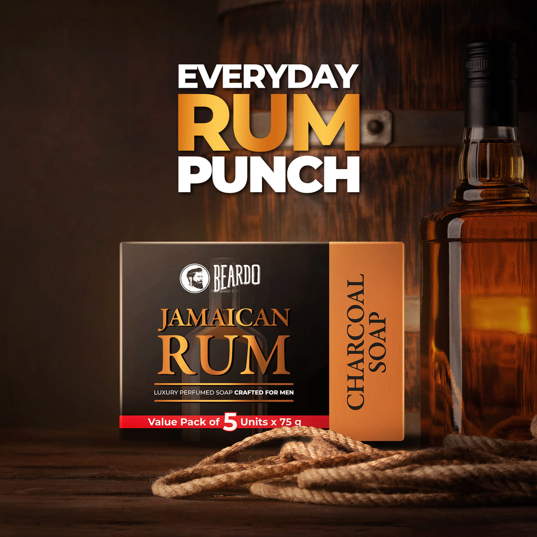Beardo Jamaican Rum Soap (75g X 5) – key ingredients and benefits