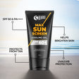 Beardo Max Sunscreen Cooling Gel SPF 60+ PA++++ (50g) – key ingredients and benefits