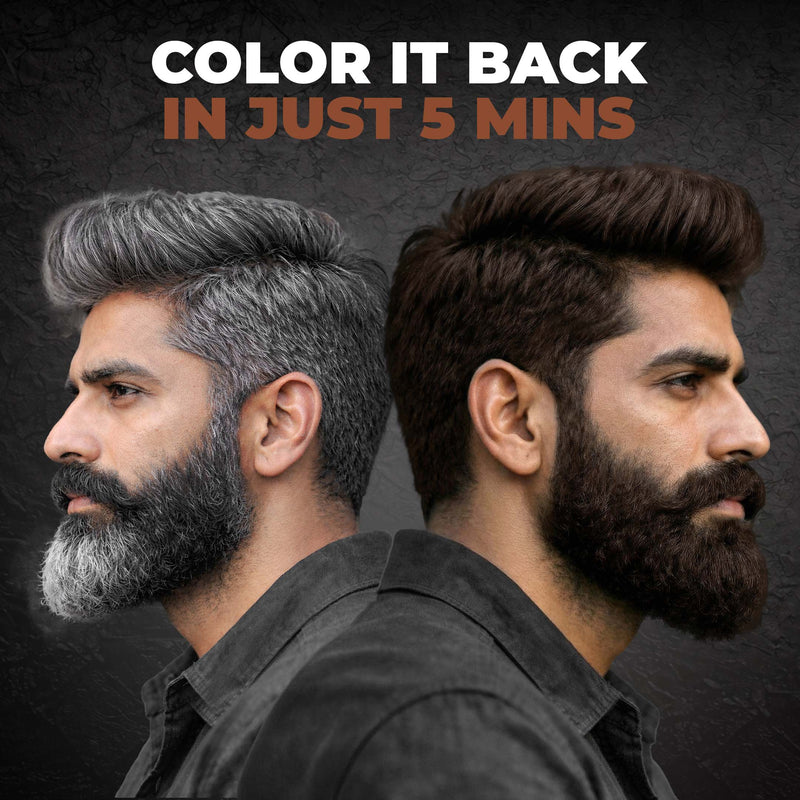 Shampoo Color for Hair and Beard (Dark Brown)