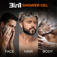 Beardo Sport 3-in-1 Body Wash Shower Gel (450ml) – key ingredients and benefits
