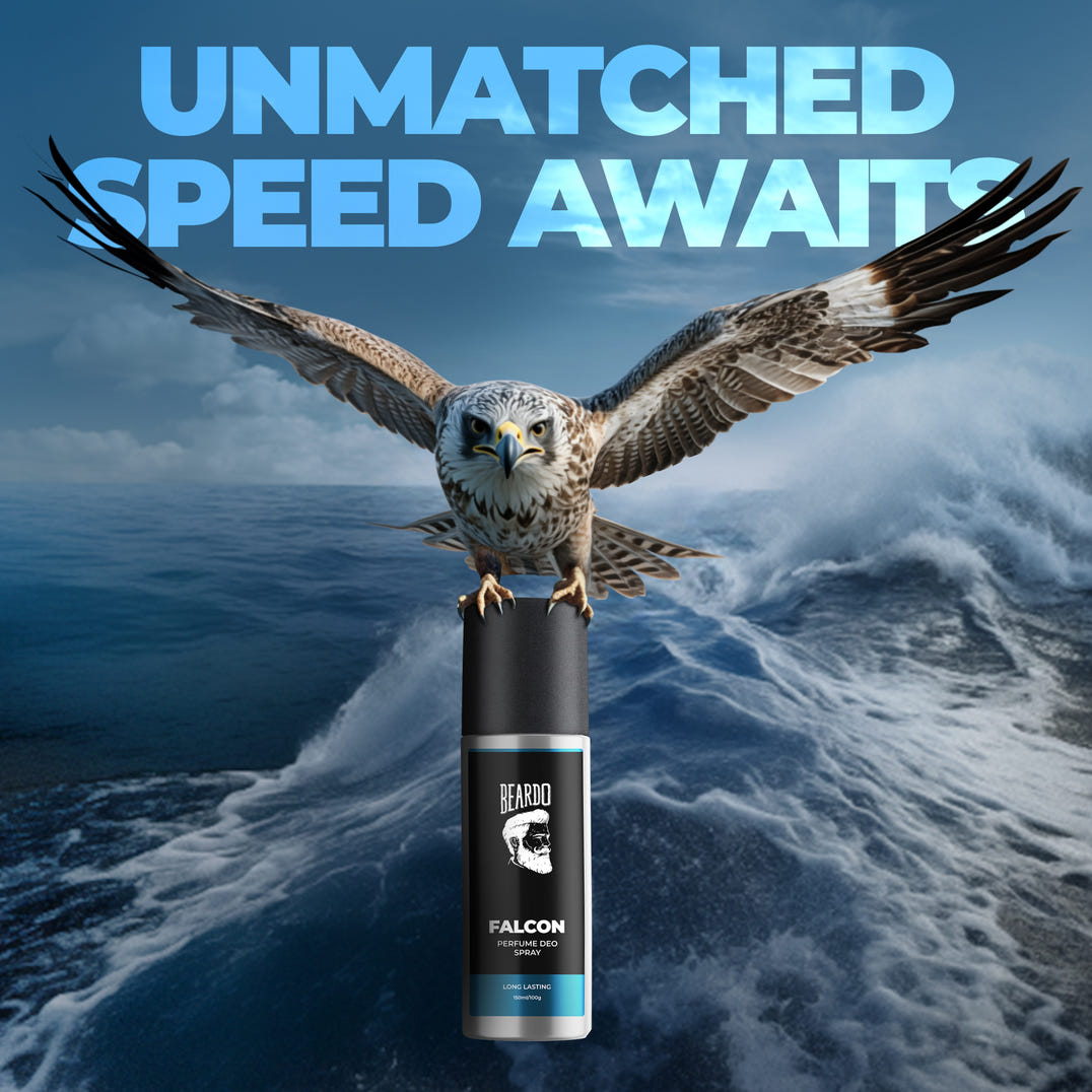 Beardo Falcon Perfume Deo Spray (150ml) – formula and texture close-up