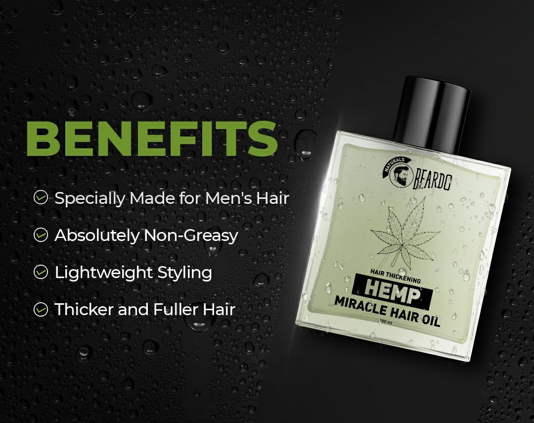 Beardo HEMP Styling Hair Oil For Men