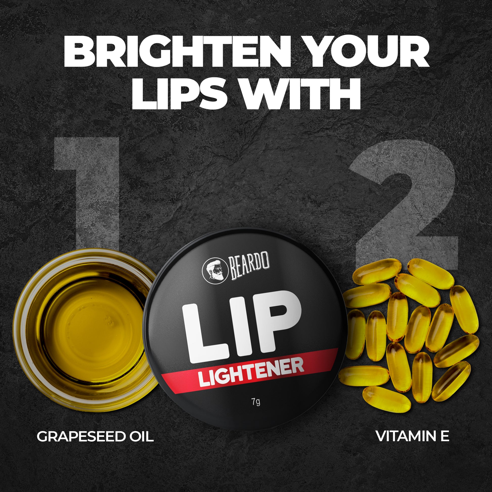 vitamin E lip balm, Vitamin E lip lightener, grapeseed oil