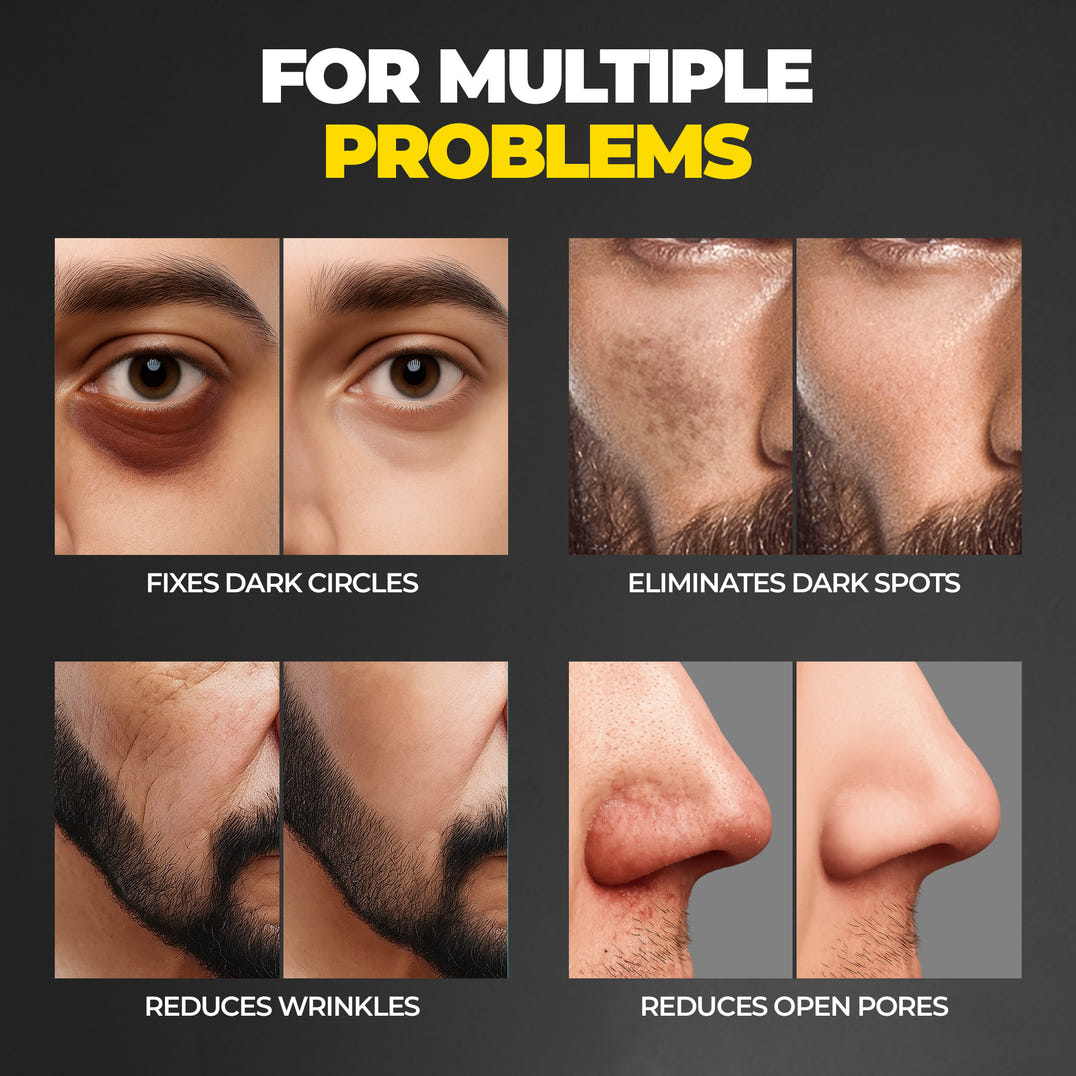 Beardo Looksmaxxing Glow Kit – formula and texture close-up