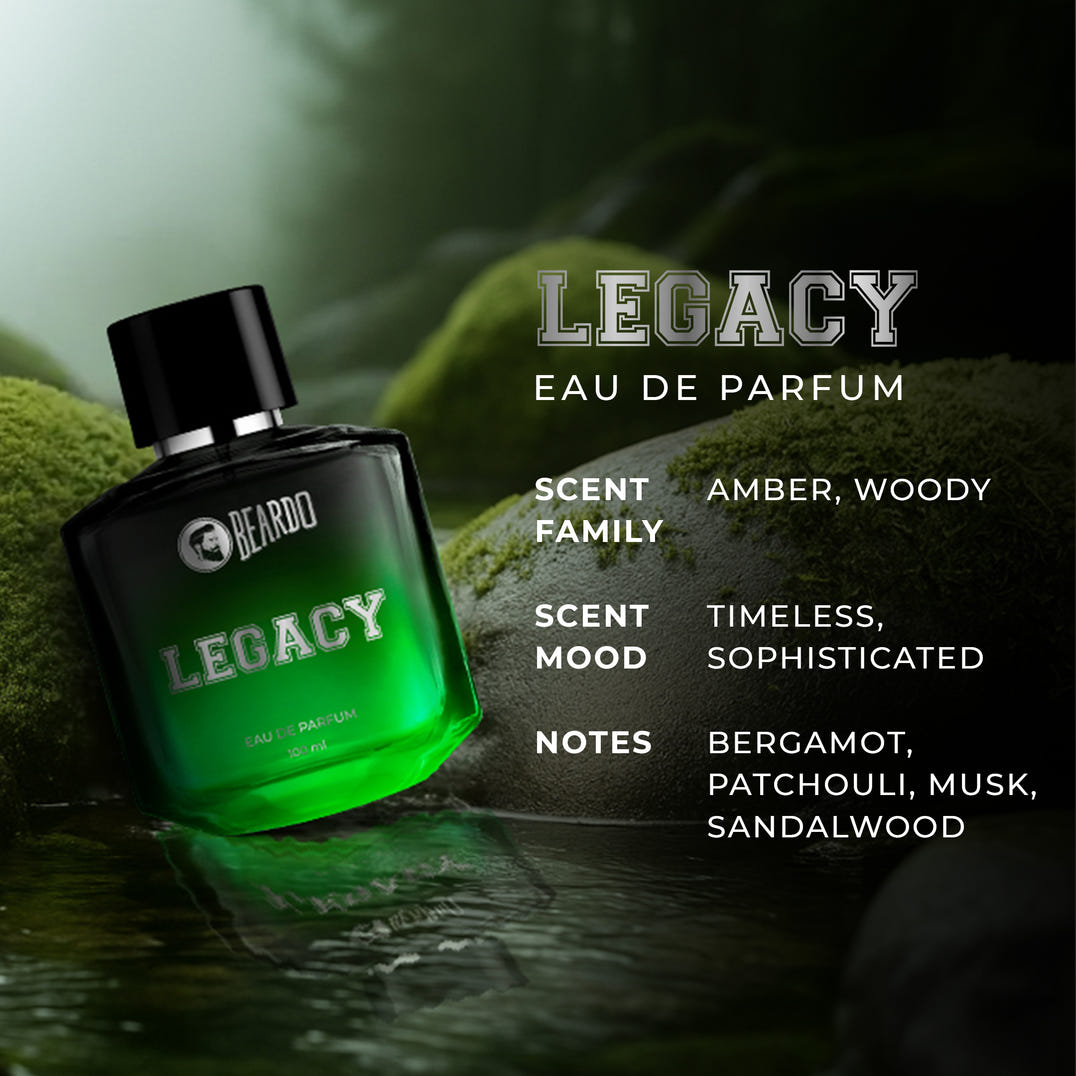 Beardo Legacy Perfume EDP (100ml) – how to use