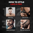 Beardo Precision Edge Kit – formula and texture close-up