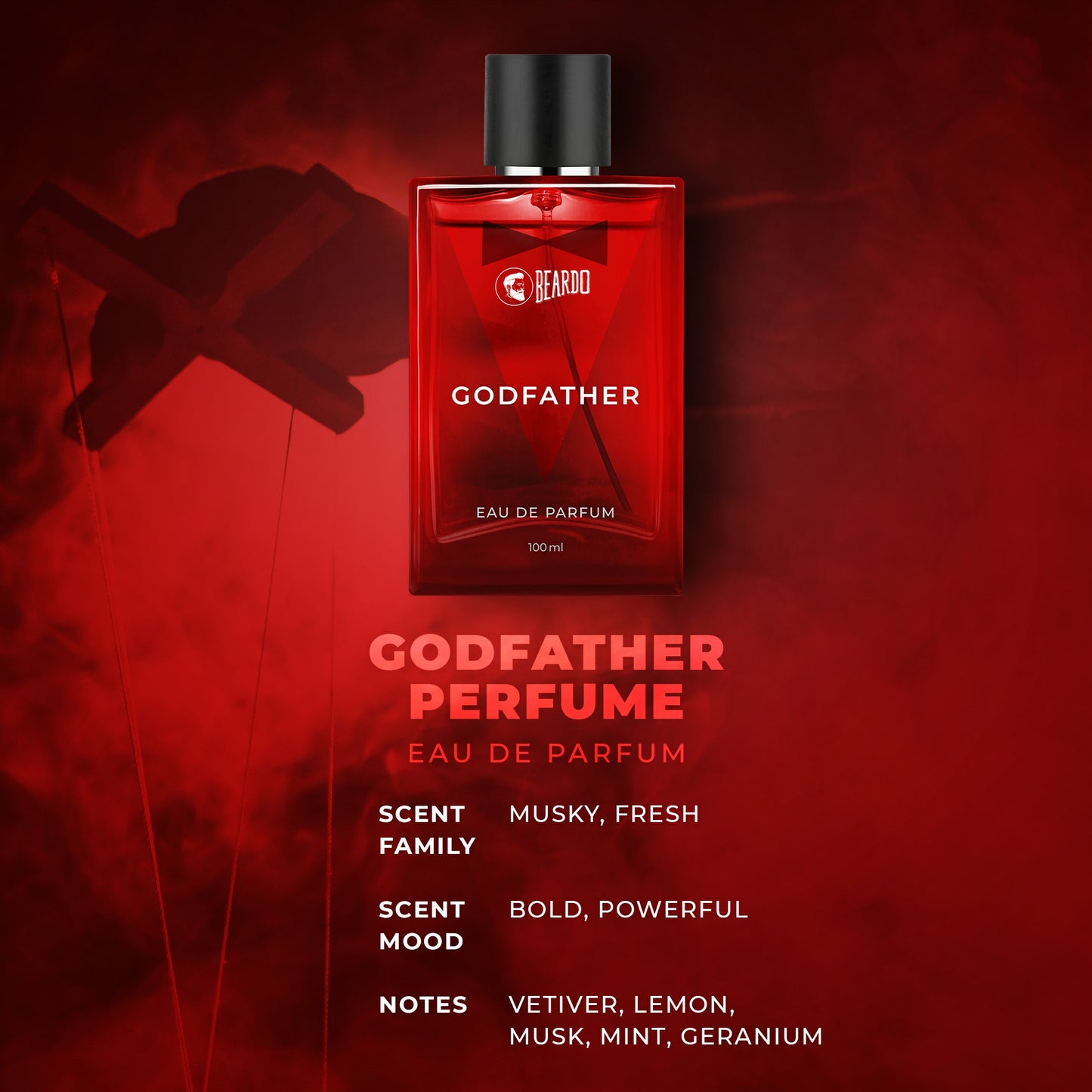 godfather perfume, scent for men, musky scent, fresh scent, bold perfume, best perfumes for men, mint scent, lemon fragrance