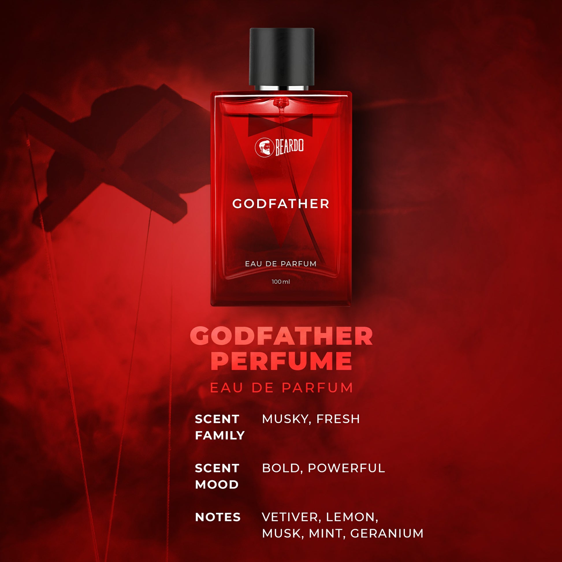 godfather perfume, scent for men, musky scent, fresh scent, bold perfume, best perfumes for men, mint scent, lemon fragrance