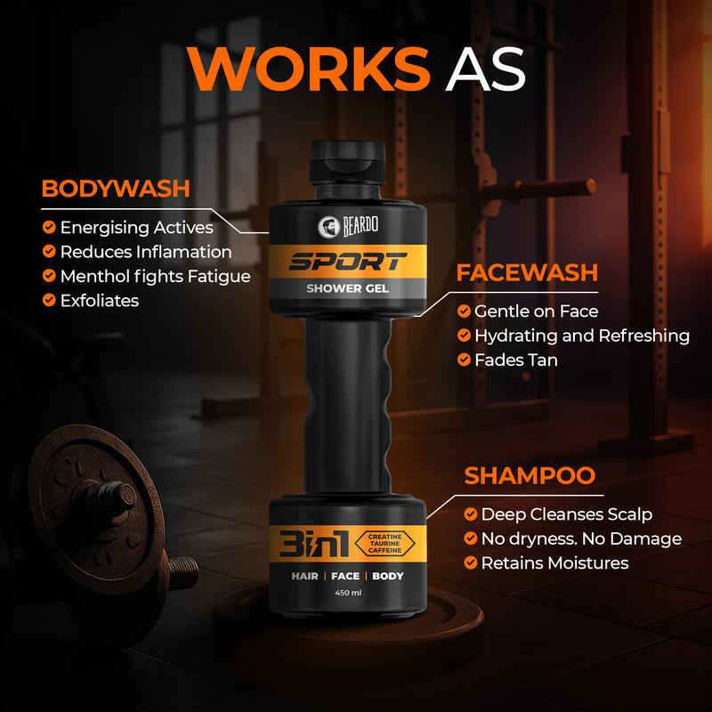 Sport 3-in-1 Body Wash Shower Gel (450ml)