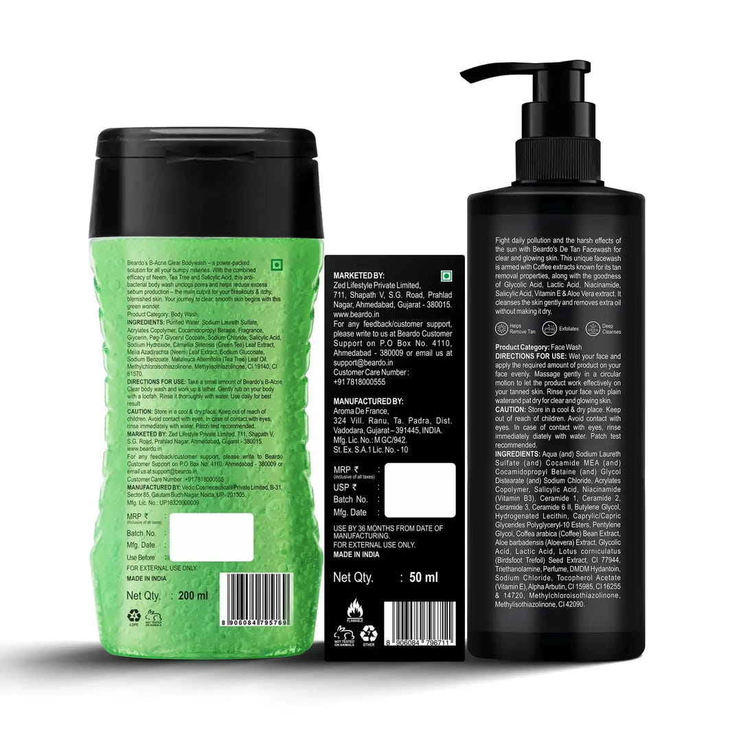 Beardo Men's Grooming Starter Kit – grooming results and lifestyle