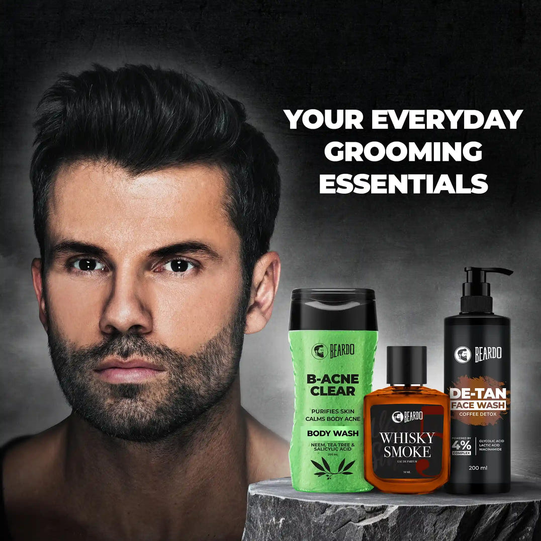 Beardo Men's Grooming Starter Kit – key ingredients and benefits