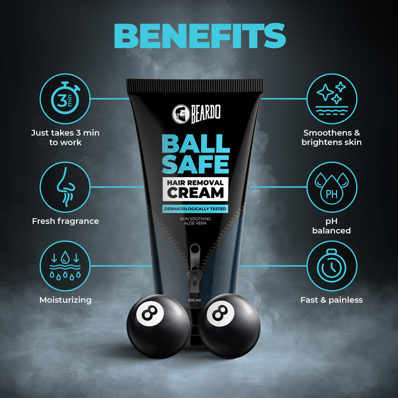 Ball Safe Hair Removal Cream (100ml)