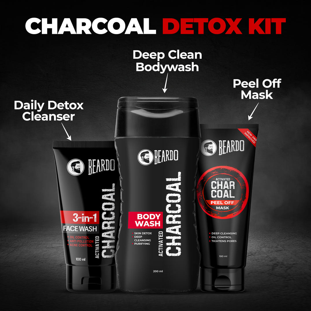 Beardo Charcoal Detox Kit – how to use