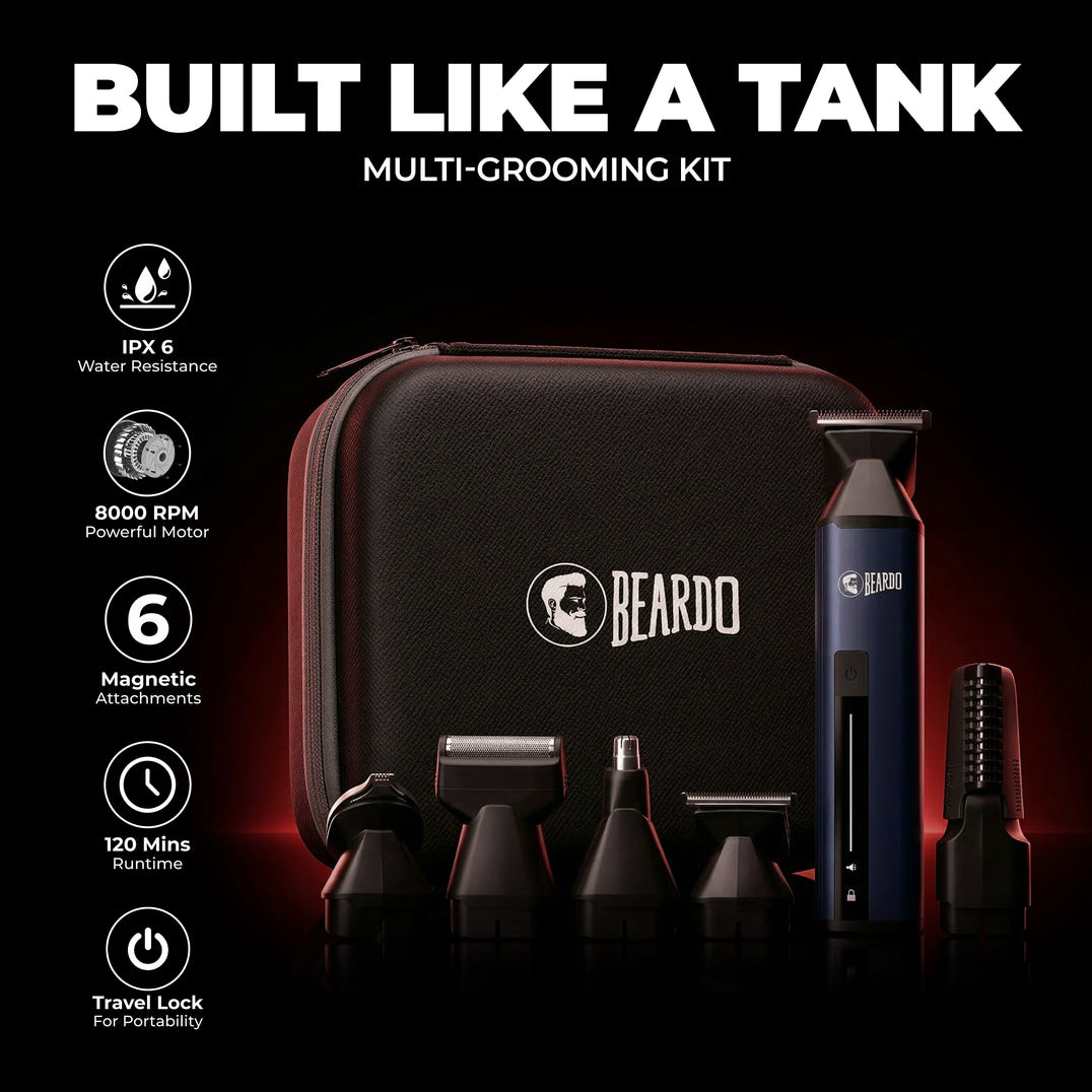 Beardo Godfather Multi-grooming Kit Special Edition – formula and texture close-up