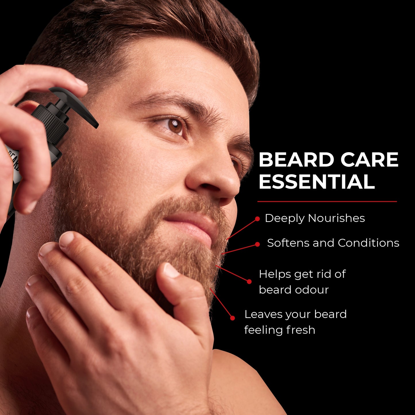 beard care, beard routine, beard nourish, beard odour, leaves your beard feelinf fresh 