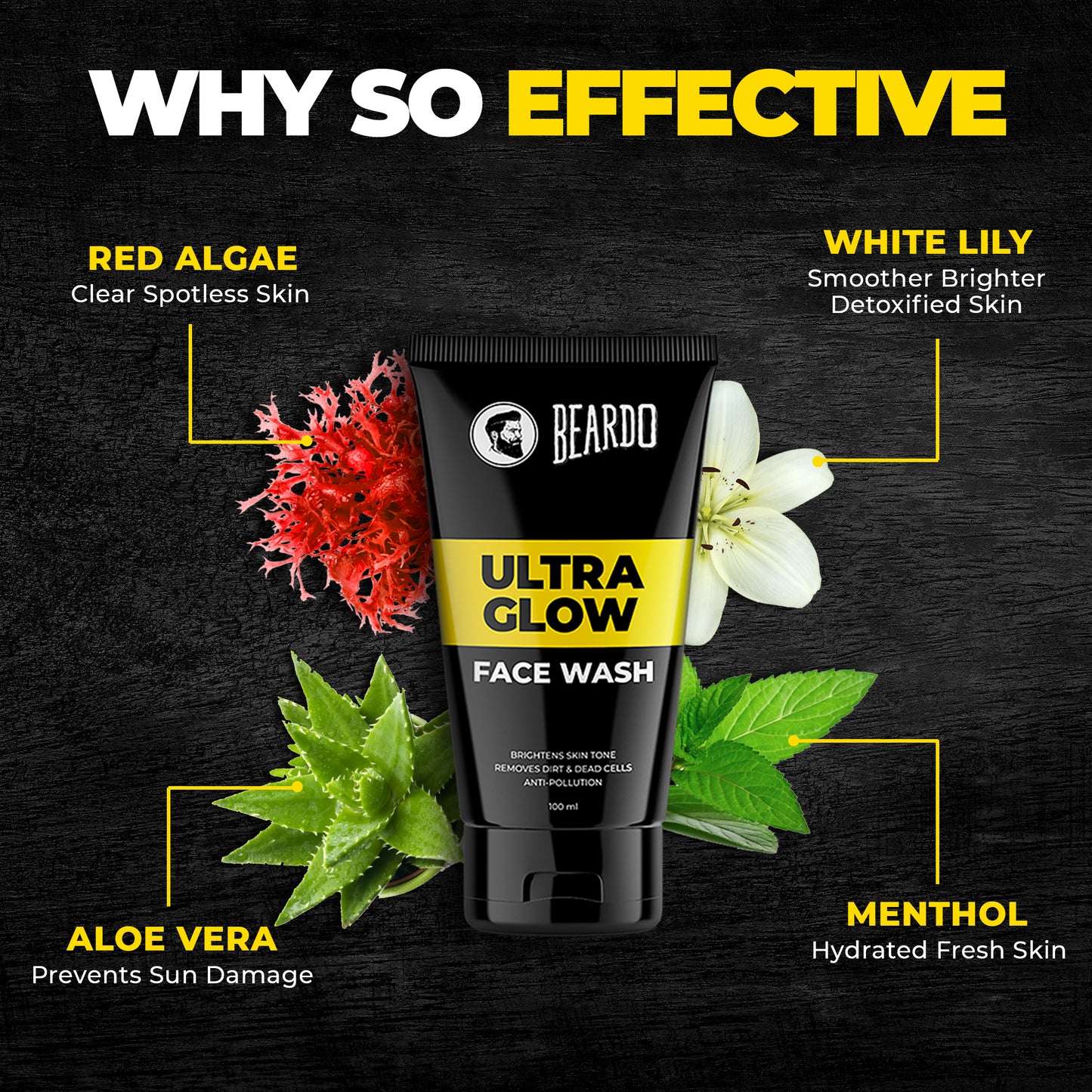 ingredients of ultraglow face wash