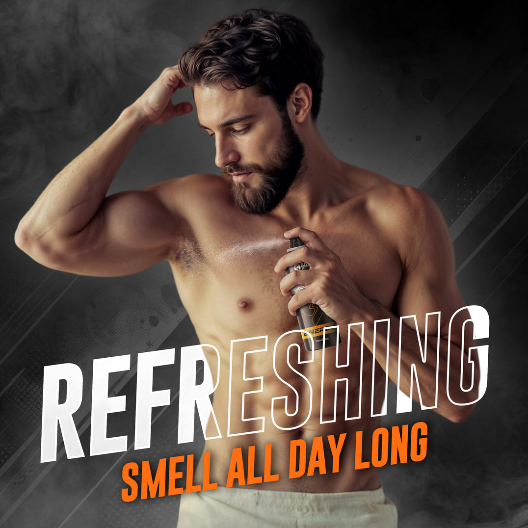 Beardo Sport Energy Deodorant Spray (150ml) – how to use