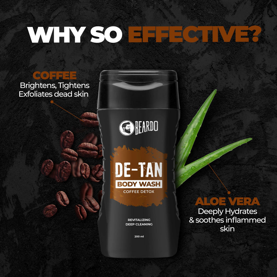Beardo De-Tan Bodywash for Men – how to use