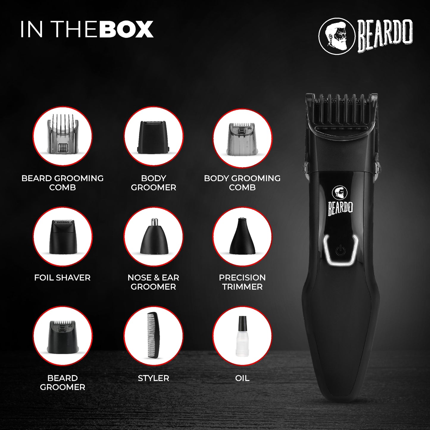 Beardo Multipurpose Trimmer Kit (PR3058)