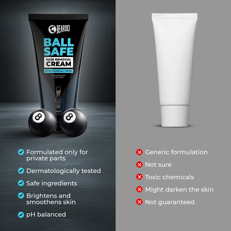 Ball Safe Hair Removal Cream (100ml)