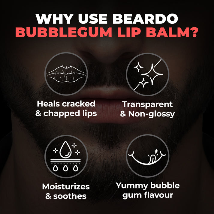 Beardo Lip Balm for Men (Bubblegum) Beardo India