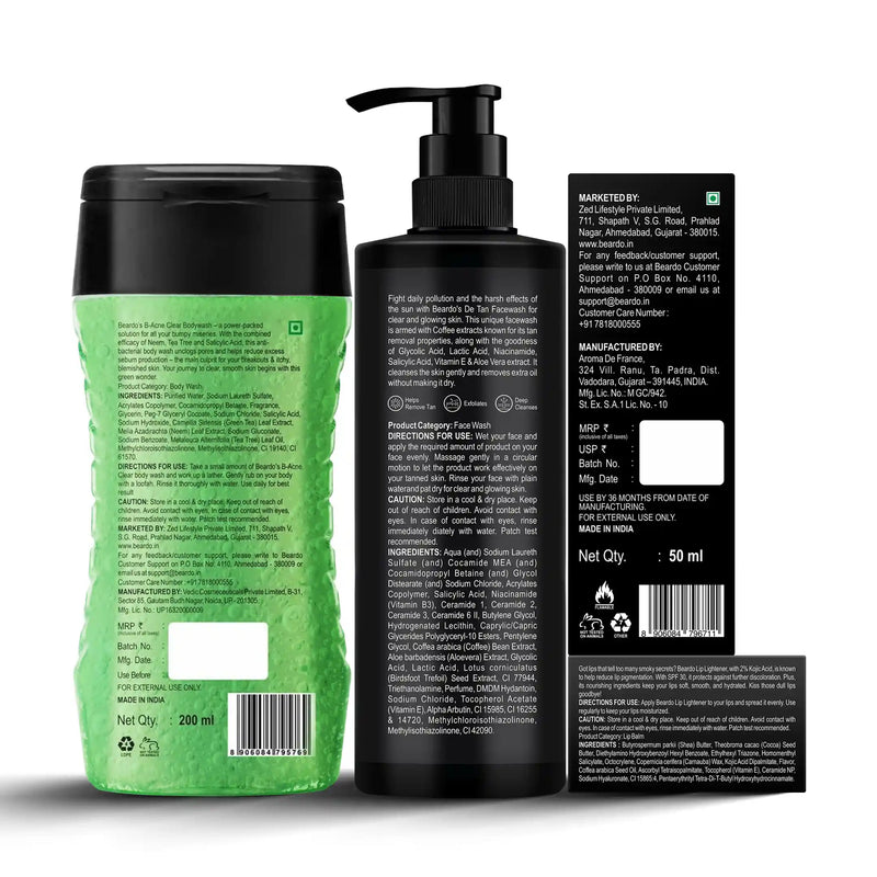 Men's Grooming Essentials Kit