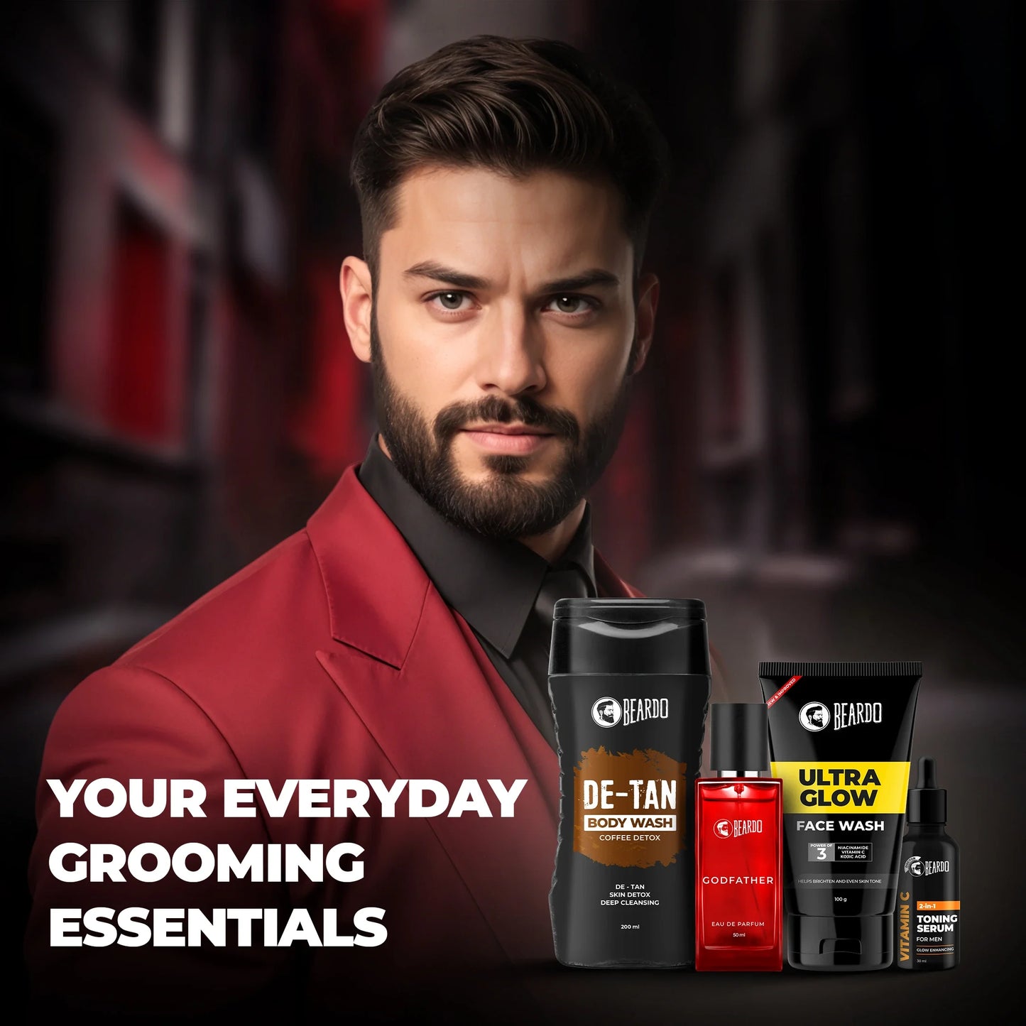 Men's Grooming Essentials Kit