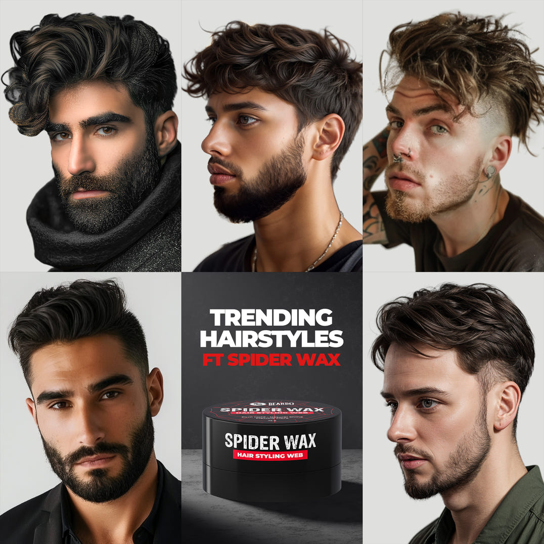 Beardo Spider Wax Hair Styling Web (75g) – formula and texture close-up
