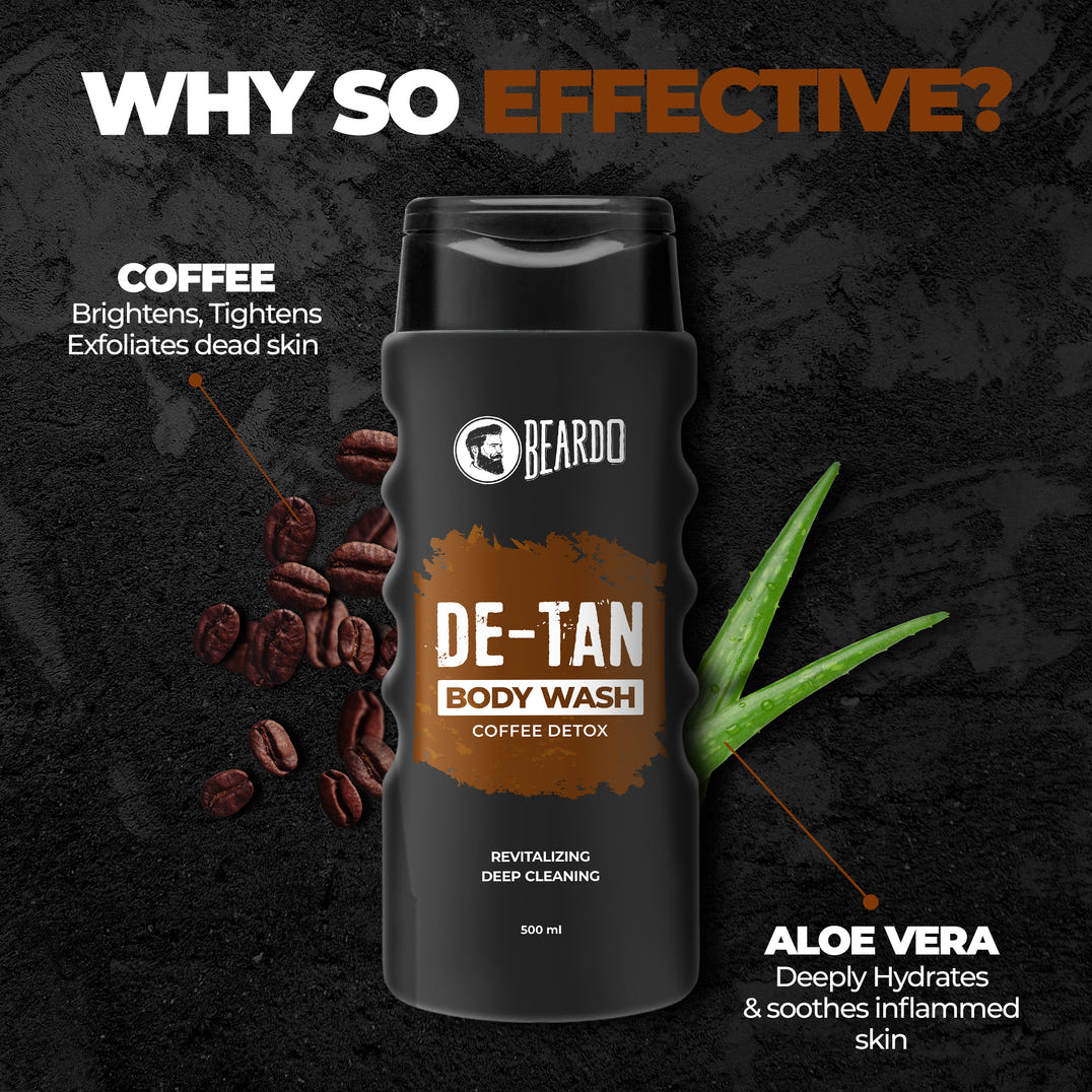 Beardo De-Tan Bodywash for Men (500ml) – how to use