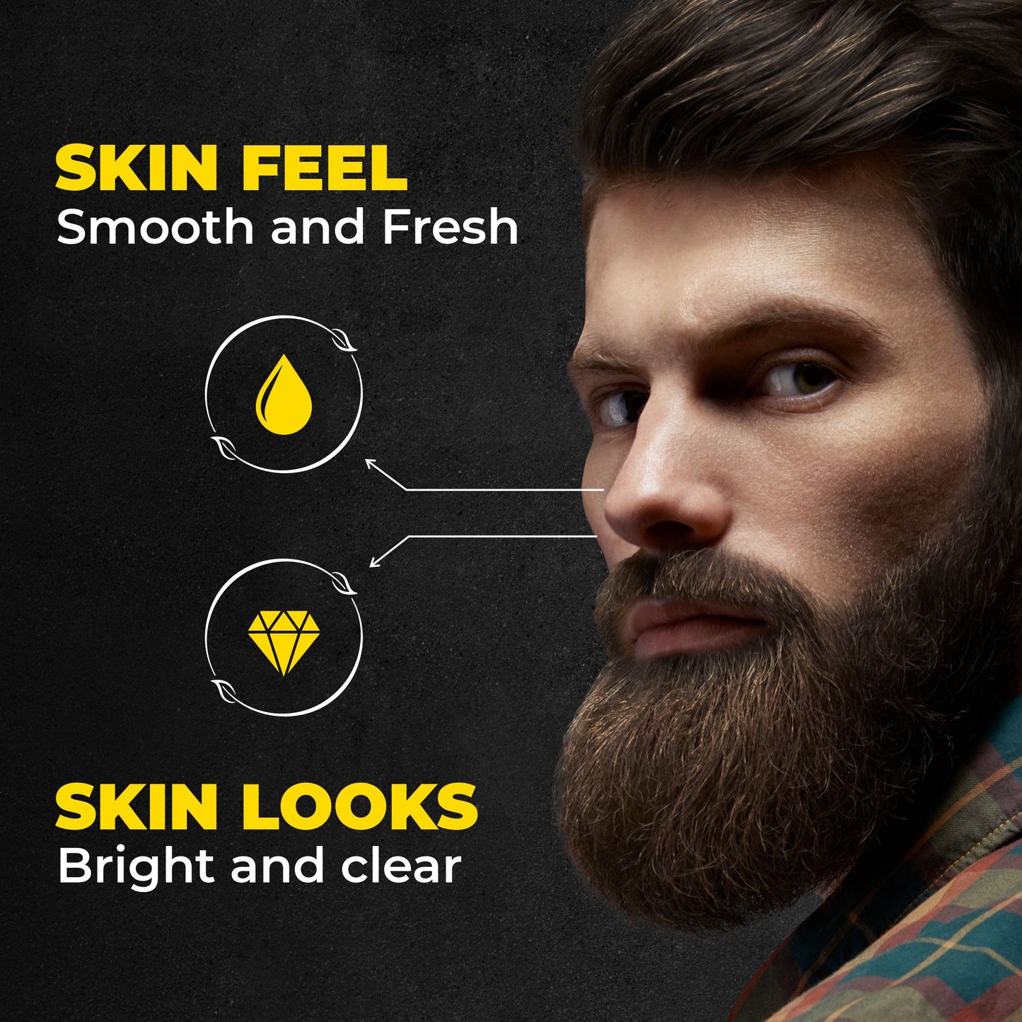 beardo ultraglow facewash for men, men's skin whitening face wash