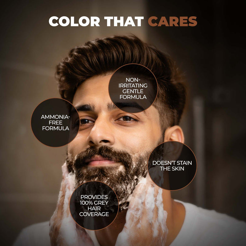 Shampoo Color for Hair and Beard (Dark Brown)