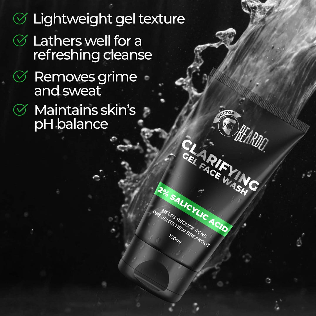 Beardo Clarifying Gel Facewash (100ml) – how to use