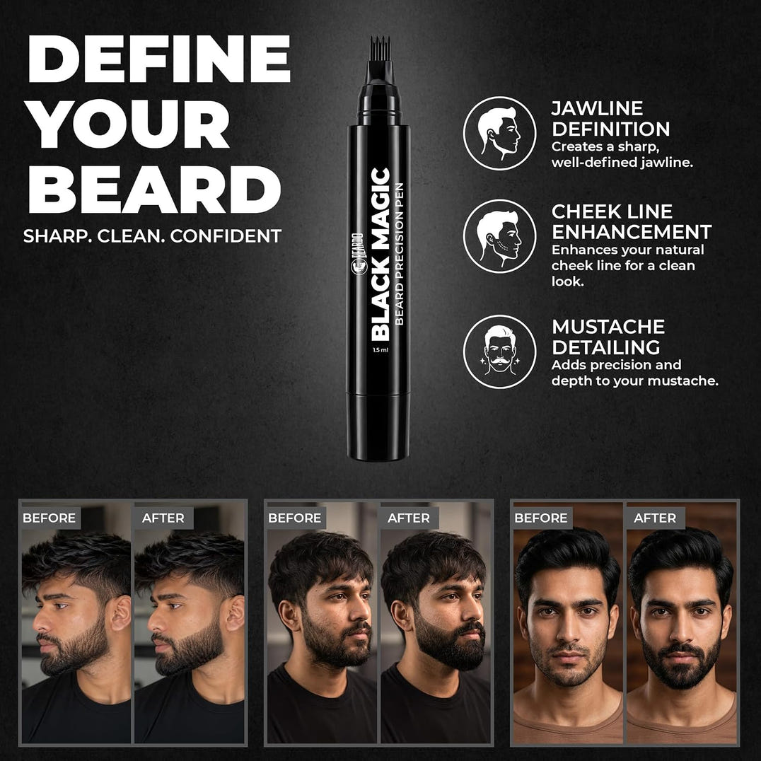 Beardo Black Magic Beard Precision Pen