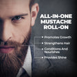 all in one mustache roll on