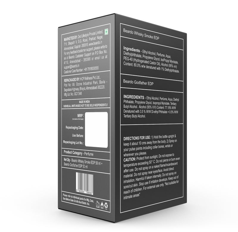 Whisky Smoke (50ml)  & Godfather EDP (50ml) Combo