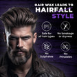 beardo hair wax strong hold, beard holding gel, beardo wax price, hair wax for men