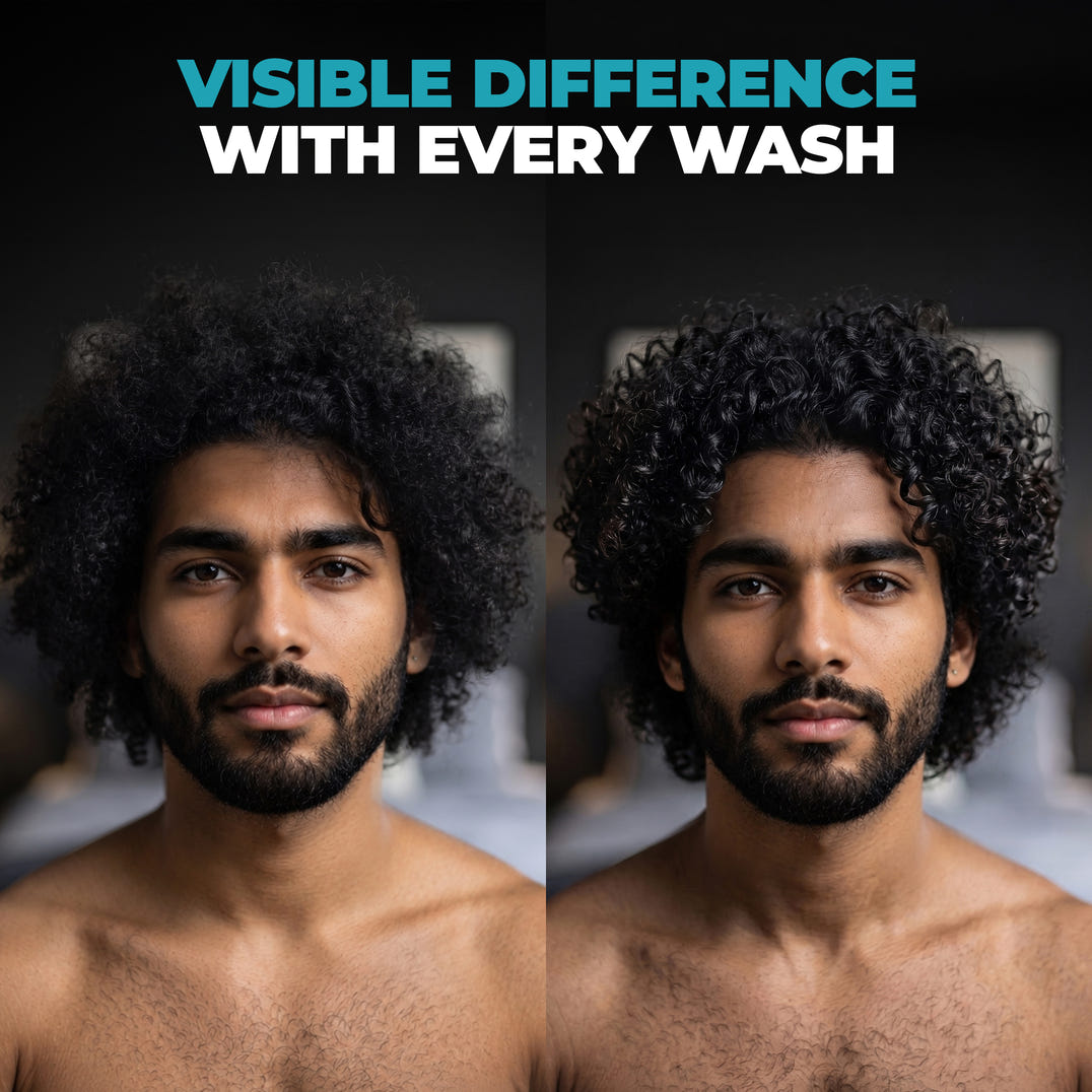 Man Curls Shampoo
