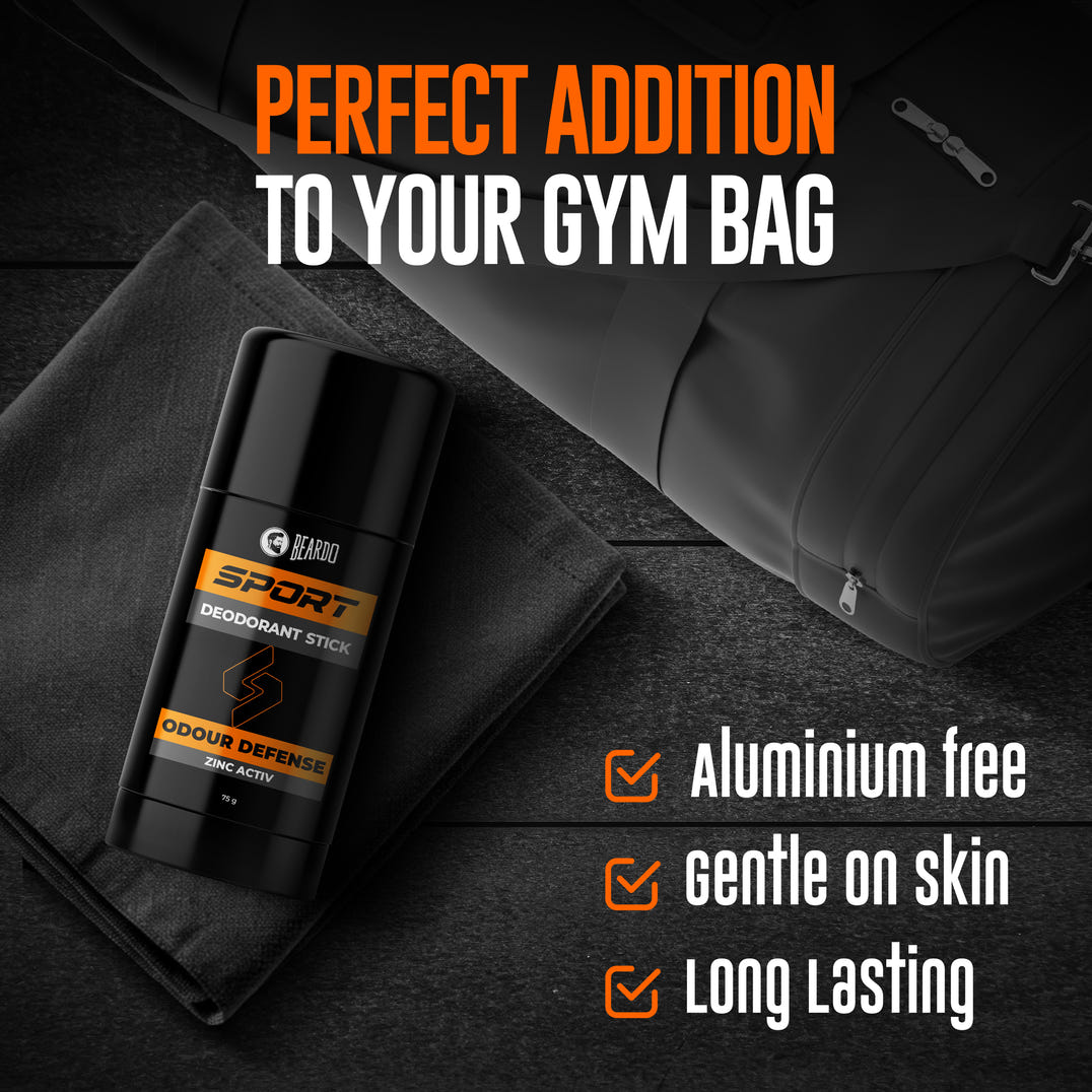 Beardo Sport Deodorant Stick (75g) – grooming results and lifestyle