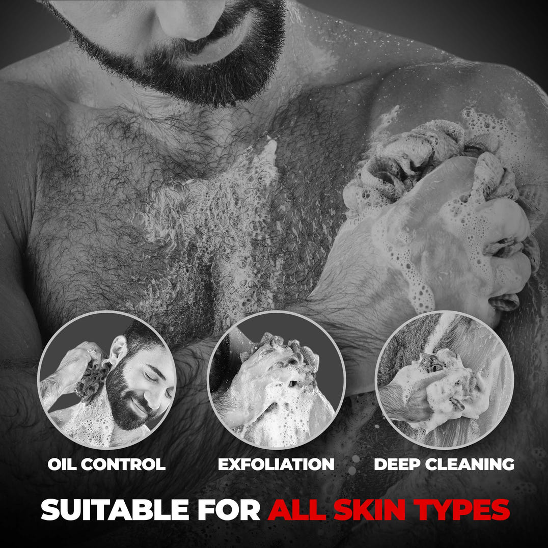 Beardo Power Scrub Loofah (Pack of 2) – how to use